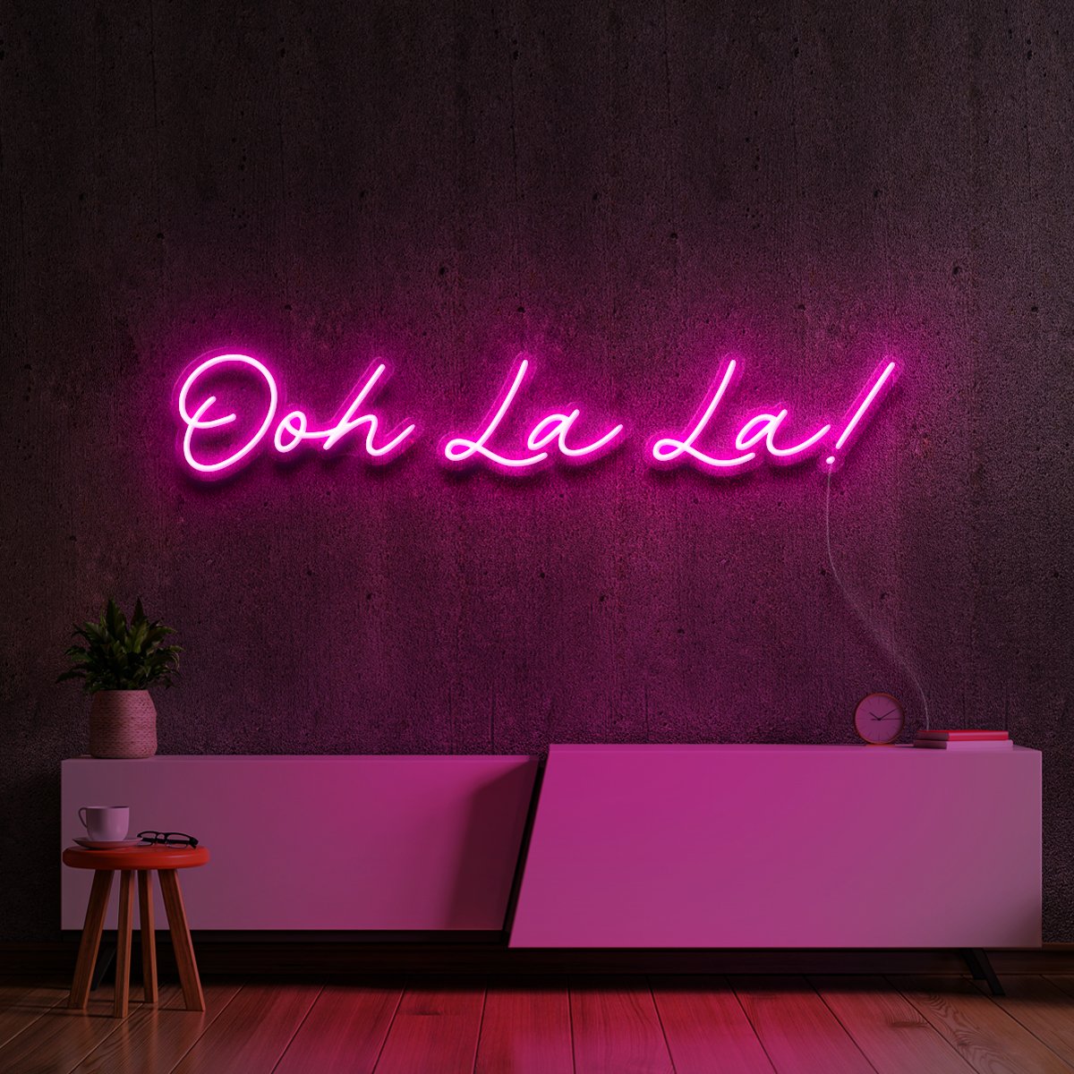 "Ohh La La!" Neon Sign 60cm (2ft) / Pink / LED Neon by Neon Icons