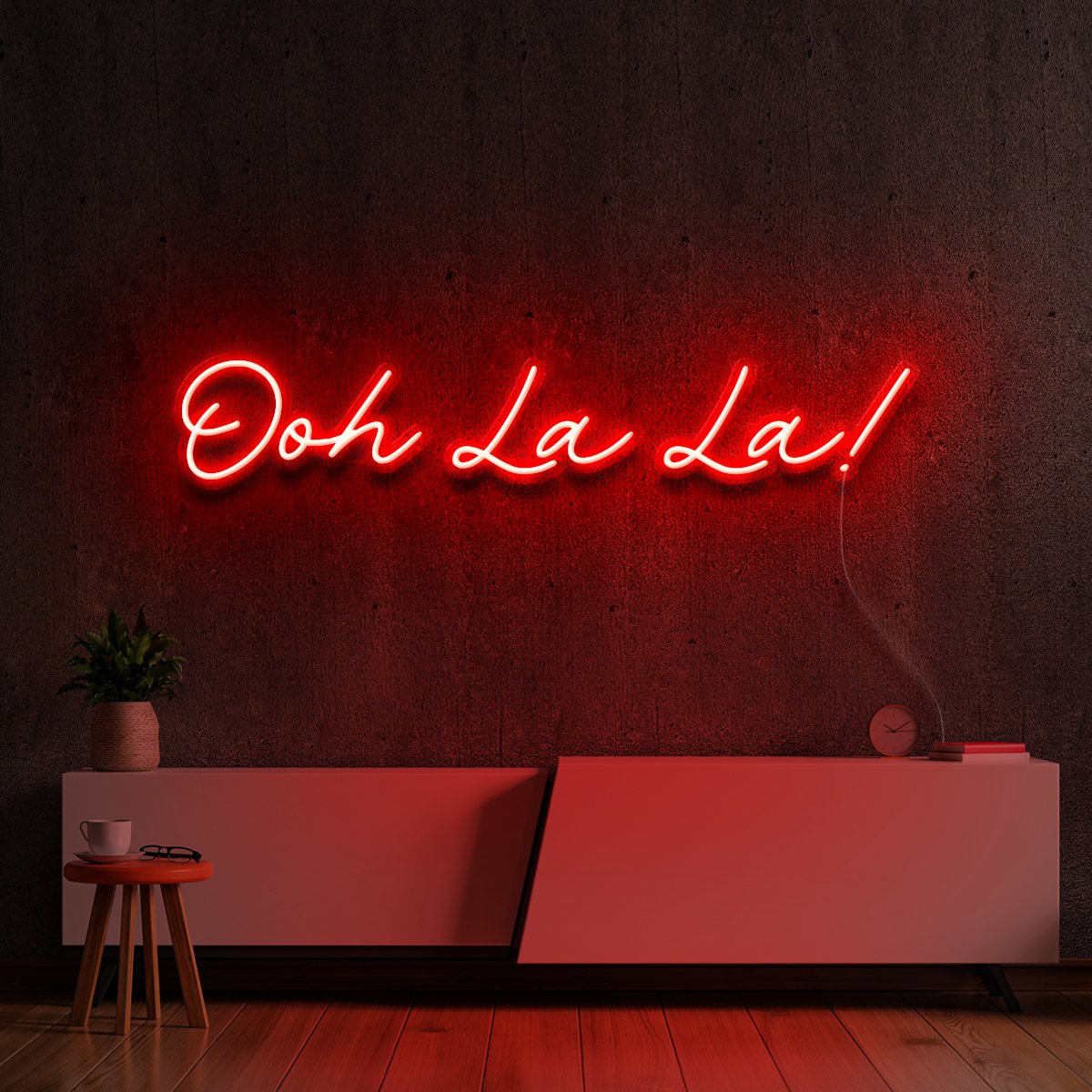 "Ohh La La!" Neon Sign 60cm (2ft) / Red / LED Neon by Neon Icons