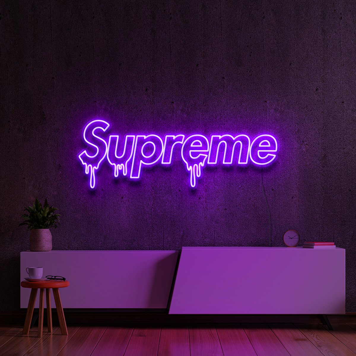 "Supreme Drip" Neon Sign by Neon Icons