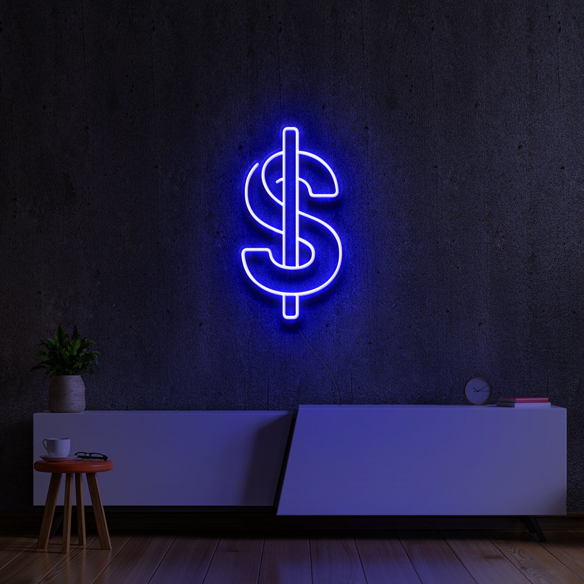 "The Dollar" Neon Sign by Neon Icons