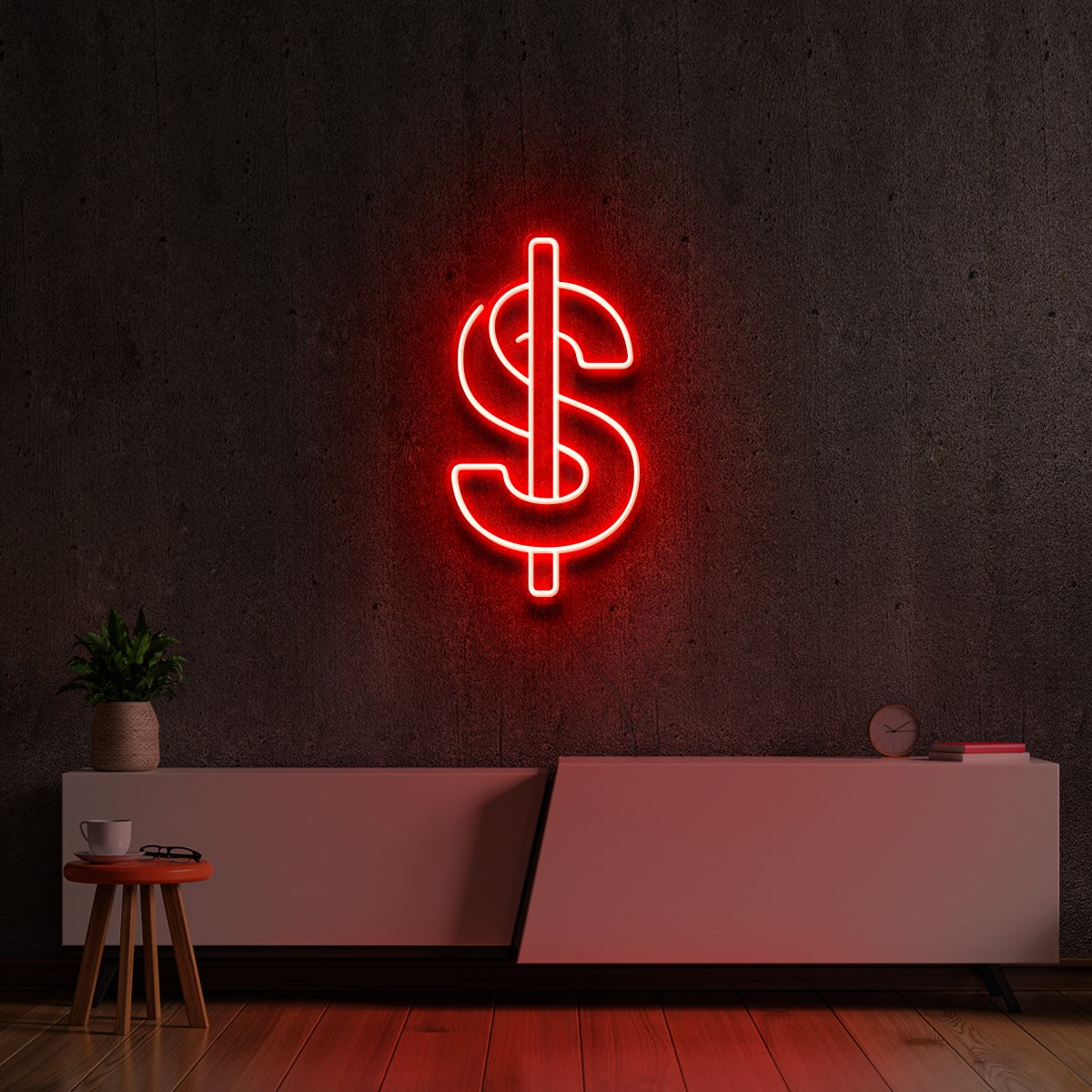 "The Dollar" Neon Sign by Neon Icons